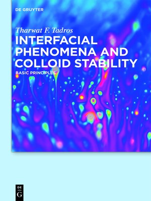 cover image of Interfacial Phenomena and Colloid Stability